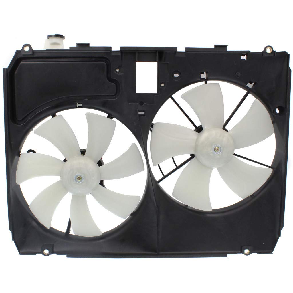 2004-2005 Toyota Sienna Replacement Radiator Cooling Fan - Direct Fit for TO3115135 & 167110A210 | Dual Fan Design | Perfect for Engine Overheating Prevention & Summer Driving