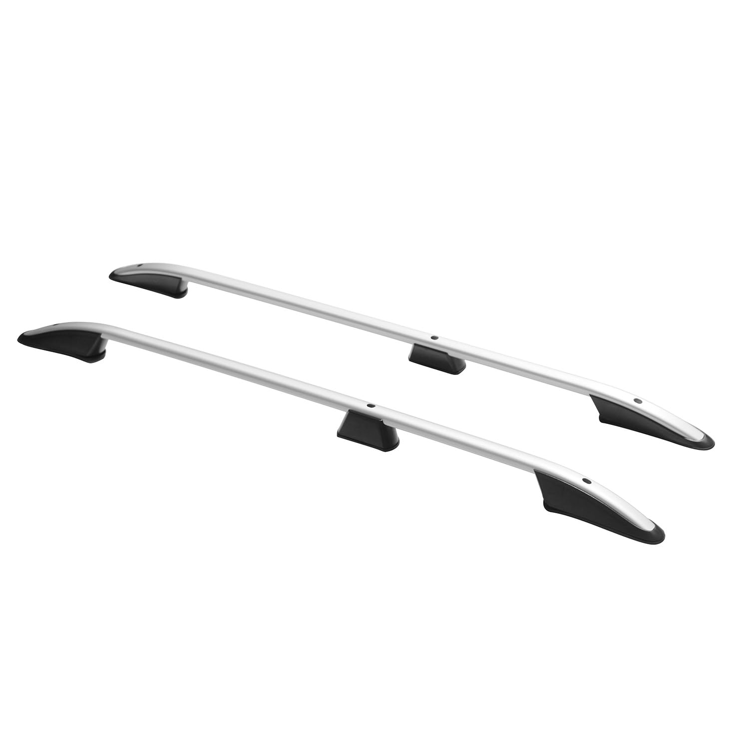 OMAC Aluminum Roof Rack Side Rails for Ford Connect Short Wheel Base (2014-2023) - 2-Piece Gray Set - Perfect for Cargo Carriers, Kayaks & Outdoor Adventures