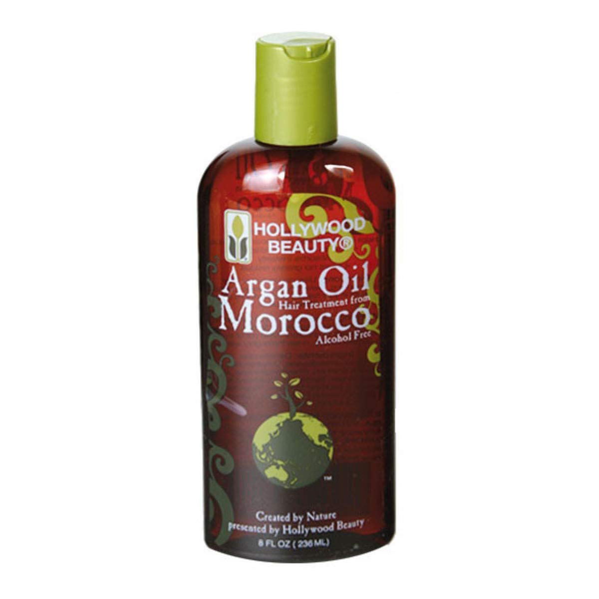 Pure Moroccan Argan Oil Hair Treatment - 8 Oz for Dry, Damaged Hair | Hollywood Beauty Secret for Shine & Repair | Use for Deep Conditioning, Frizz Control & Split Ends