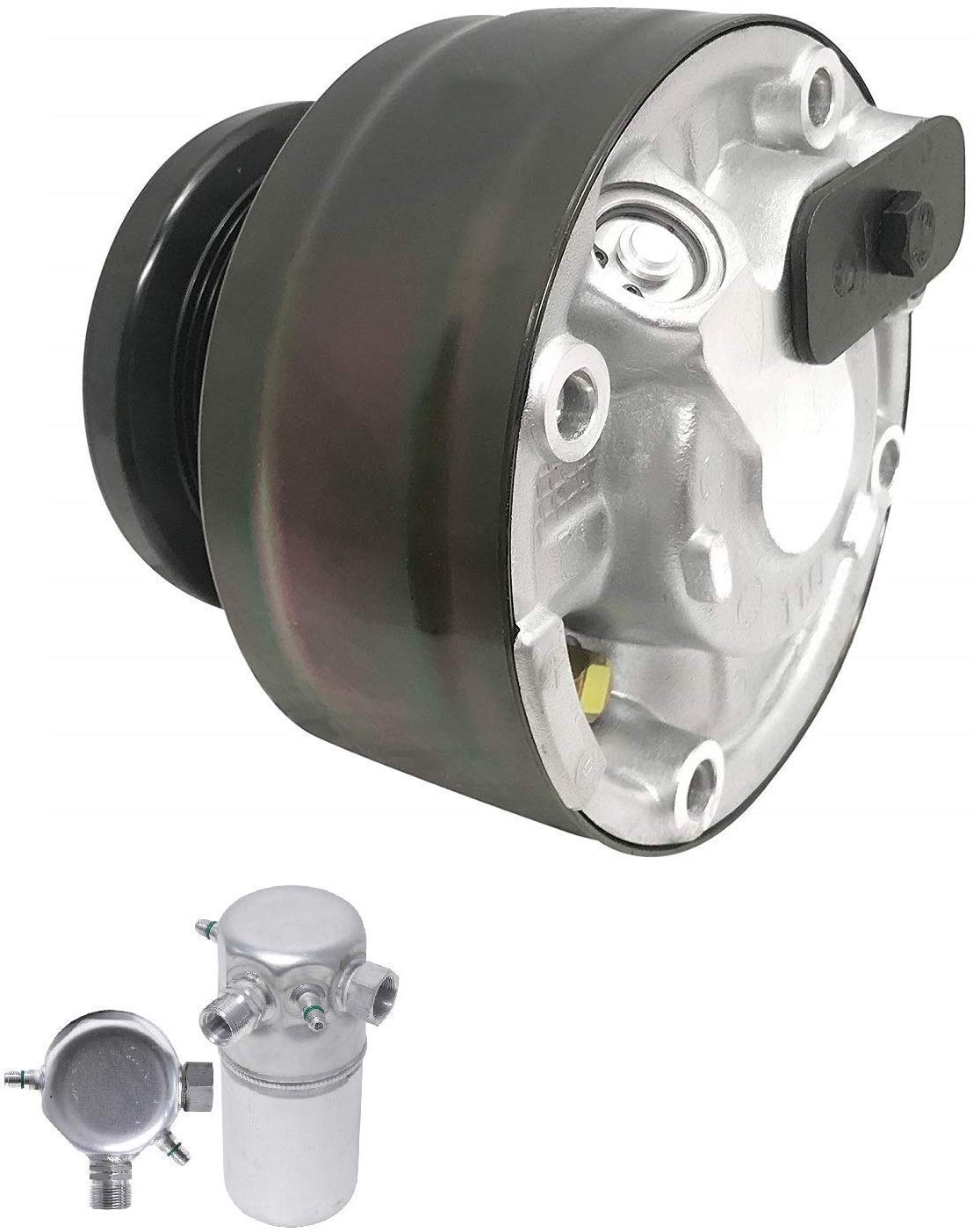 RYC Automotive Air Conditioning Compressor and A/C Clutch Kit KT BC86 - Compatible with Multiple Car Models | High-Performance AC Replacement Part for Smooth Cooling | Perfect for Summer Driving & Road Trips