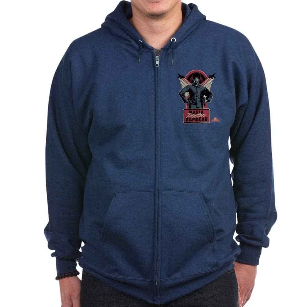 Captain Marvel Movie Photon Zip Hoodie - Women's & Men's Superhero Pullover Sweatshirt - Perfect for Cosplay, Halloween & Marvel Fans
