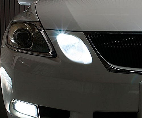 2 Pack HID White 5 SMD T10 LED Bulbs - Super Bright 194 168 2825 Replacement Bulbs for Car Parking Lights, Position Lights, Interior Dome Lights - Perfect for Night Driving and Vehicle Customization