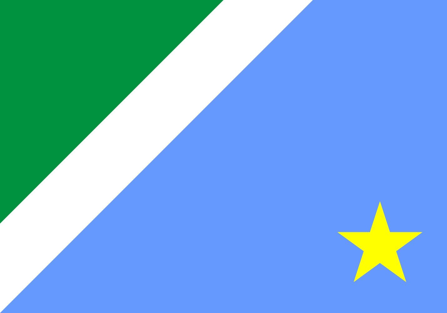 Brazil Mato Grosso do Sul State Flag - 20x30cm (8x12in) Landscape Car Flag - 0.06m² (0.65sqft) Polyester Banner for Outdoor Events, Parades & Vehicle Decoration