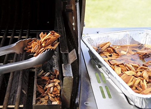 Premium Mesquite Wood Chips for Smoking - 2 lbs (260 Cu In) Kiln-Dried BBQ Grill Wood Chips - Natural Smoker Accessories for Meats, Fish & Vegetables - Perfect for Backyard Grilling, Camping & Tailgating Gifts