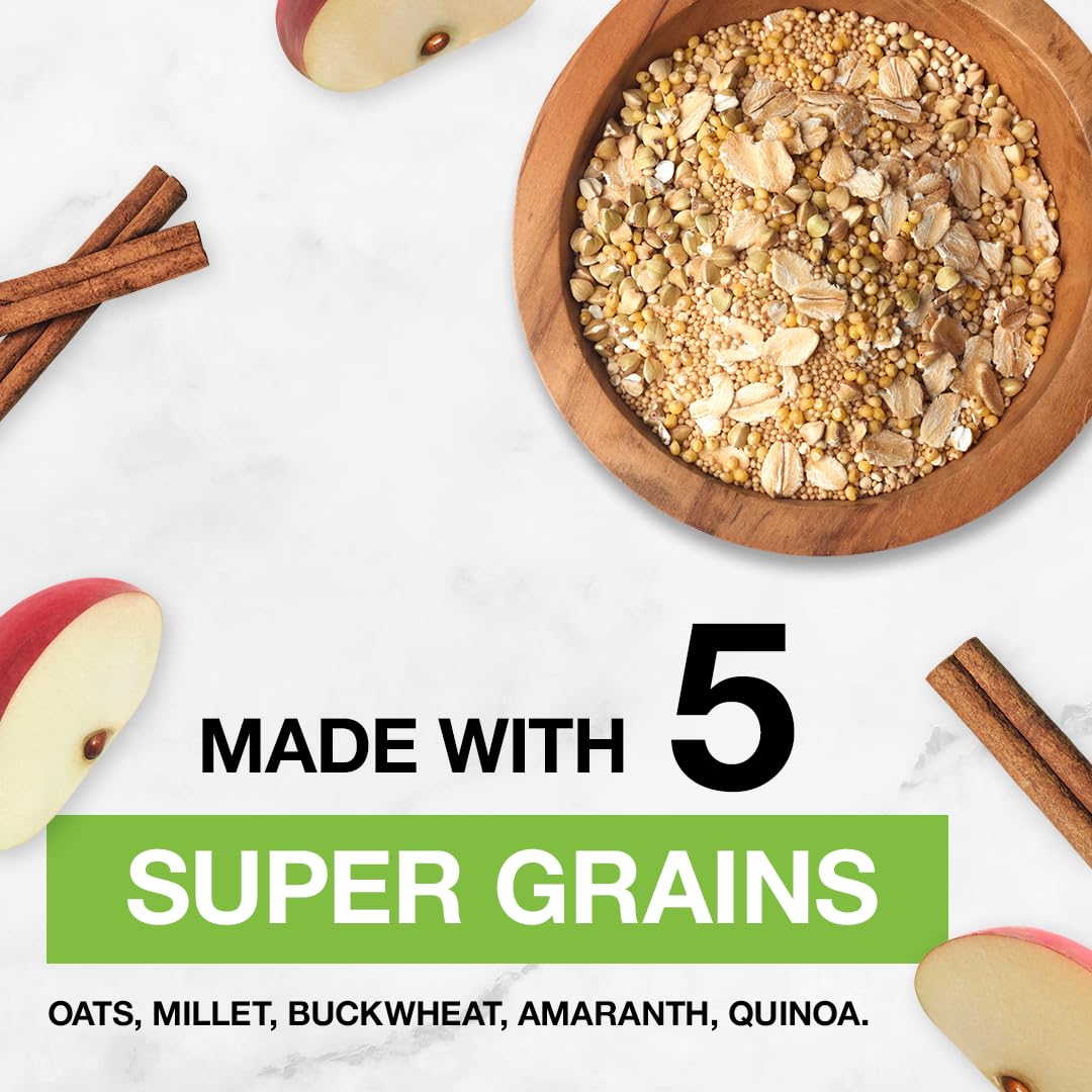 KIND Breakfast Protein Bars - Healthy Snack Bars with Apple Cinnamon Flavor, Gluten Free, 8g Protein per Bar, 1.76oz Packs (6 Count) - Perfect for On-the-Go Breakfast, Post-Workout Snack & Office Energy Boost