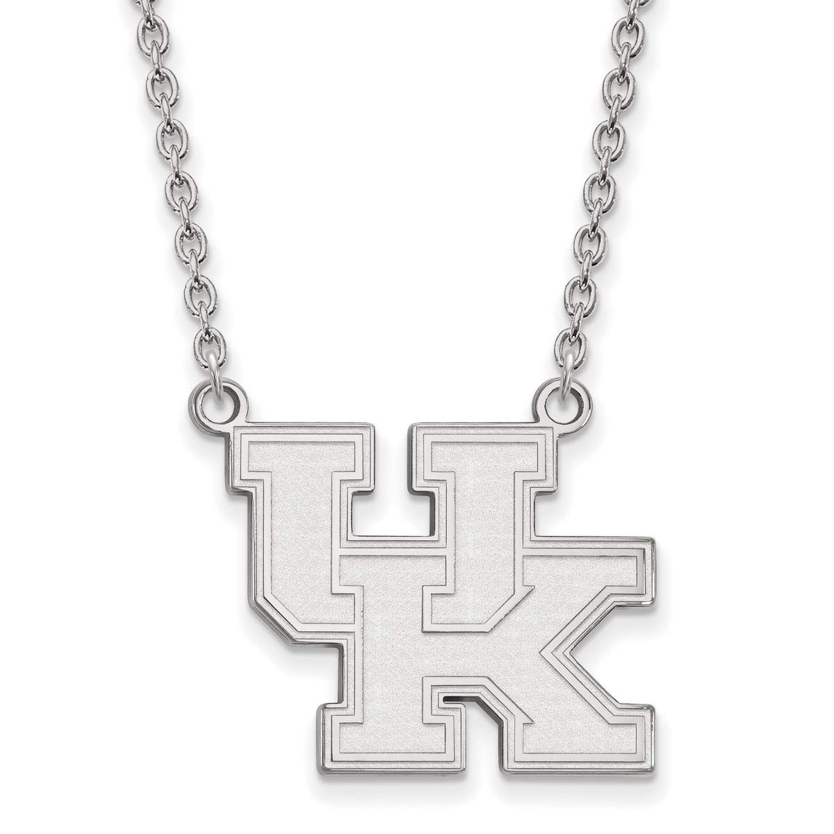 Kentucky Wildcats Sterling Silver Pendant Necklace with School Letters Logo - Perfect for Game Day & Alumni Gifts