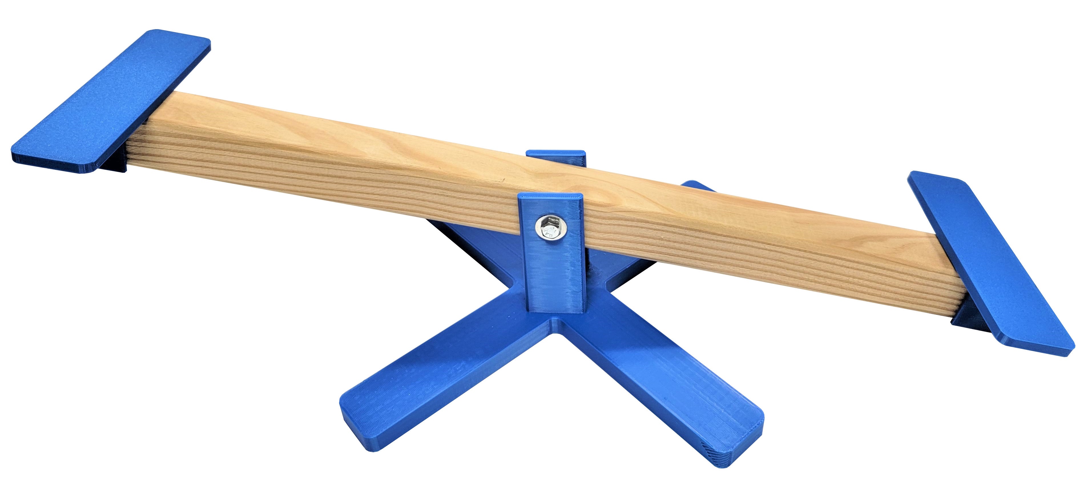 22 Inch Long Blue Chicken Teeter Totter Seesaw - Durable Poultry Perch for Backyard Hens, Ducks & Small Birds - Perfect for Coops, Farms & Outdoor Play Areas