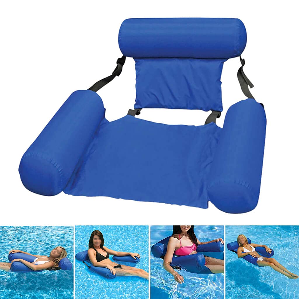 Yousehsent Water Floating Hammock - Inflatable Pool Float Lounge Chair for Adults, Portable Comfortable Swimming Pool Hammock, Floating Bed Sofa for Summer Relaxation in Pool, Lake or Beach