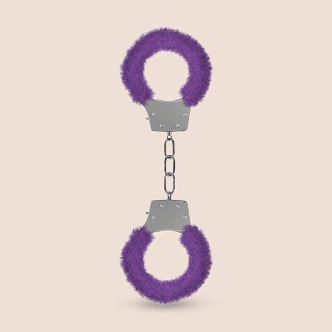 Soft Furry Handcuffs for Couples - Fluffy Fuzzy Cuffs for Sensual Play, Bondage & Role Play - Perfect for Valentine's Day, Anniversary & Romantic Nights