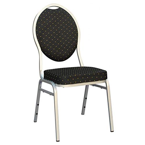 25 Pcs Champagne Metallic Spandex Stretchable Banquet Chair Covers - Elegant Balsa Circle Design for Wedding, Party & Reception Decorations - Perfect for Bridal Showers, Anniversary Celebrations & Formal Events