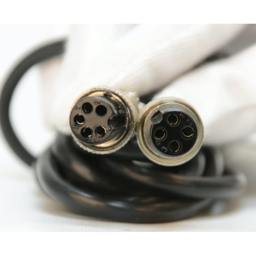 Liberty 15' Scale Cable with 4+4 Connectors for Indicator & Floor Scale - Heavy Duty Industrial Weighing Equipment Accessory for Warehouses, Factories & Retail Stores
