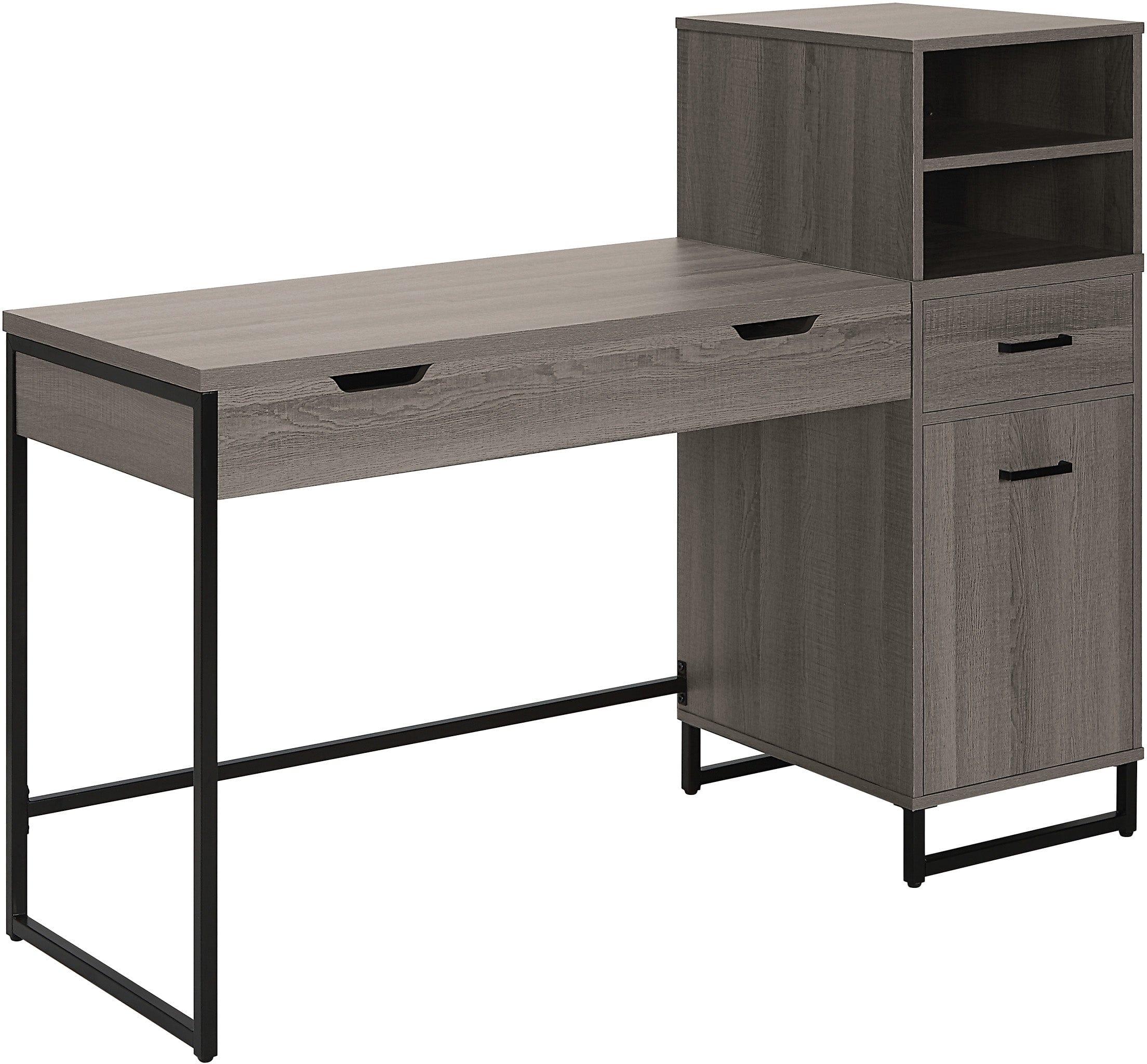 Office Star Hagney Lane Sit To Stand Adjustable Height Desk [HGN784] - Perfect for Home Office, Workspace & Ergonomic Workstation Setup