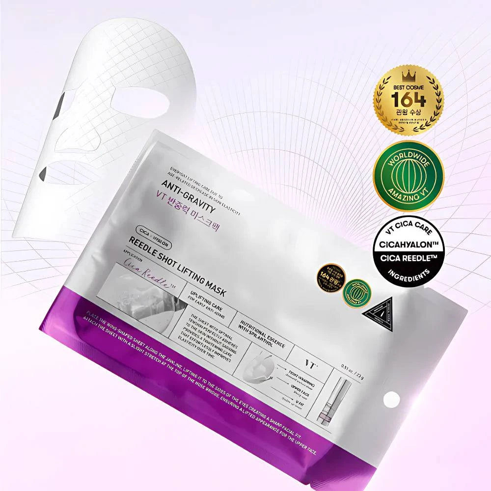 VT Reedle Shot Lifting Mask 23g - Anti-Aging Face Mask for Wrinkle Reduction & Skin Tightening | Perfect for Daily Skincare Routine & Special Occasions