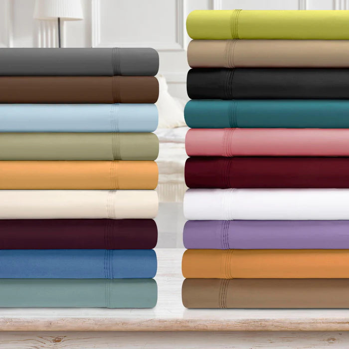 Premium 650 Thread Count Egyptian Cotton Pillowcase Set - Ultra Soft & Breathable for a Luxurious Sleep Experience | Perfect for Bedroom, Hotel, or Gift