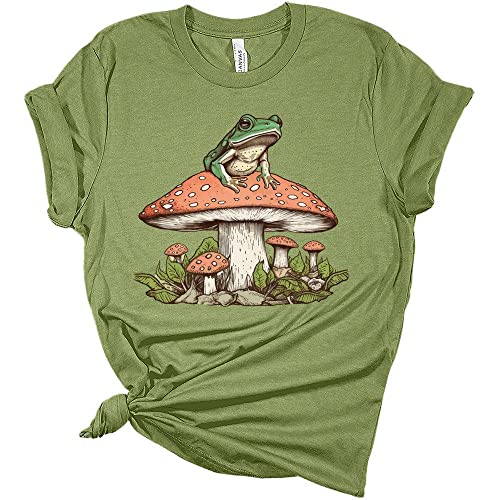 Frog Mushroom 1-heather Green