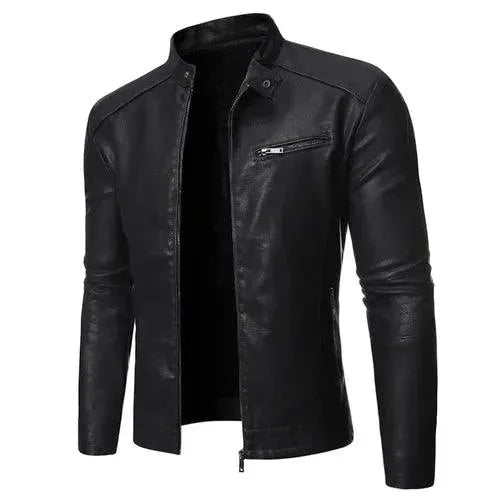 Men's Slim Fit Motorcycle Jacket - Lightweight Protective Riding Gear for Street Bikes & Cruisers | Perfect for Commuting & Weekend Adventures