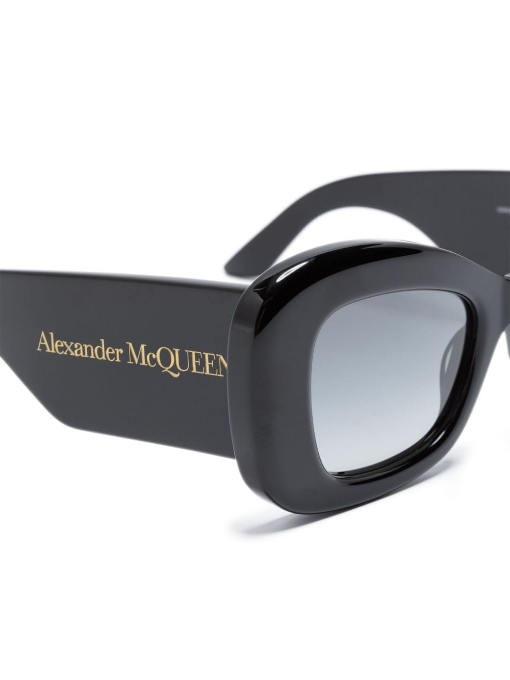 Alexander McQueen Black Sunglasses for Women & Men - Luxury Designer Shades for Fashion, Travel & Outdoor Activities