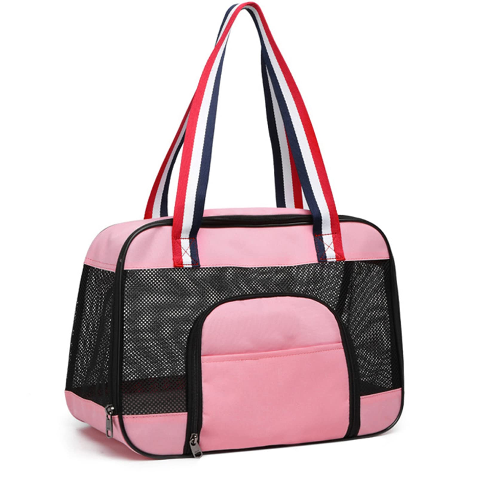 Foldable Travel Pet Carrier Purse for Small Dogs & Cats - Lightweight Polyester Tote Bag for Airplane, Car & Outdoor Adventures - Perfect for Shopping, Vet Visits & Daily Use