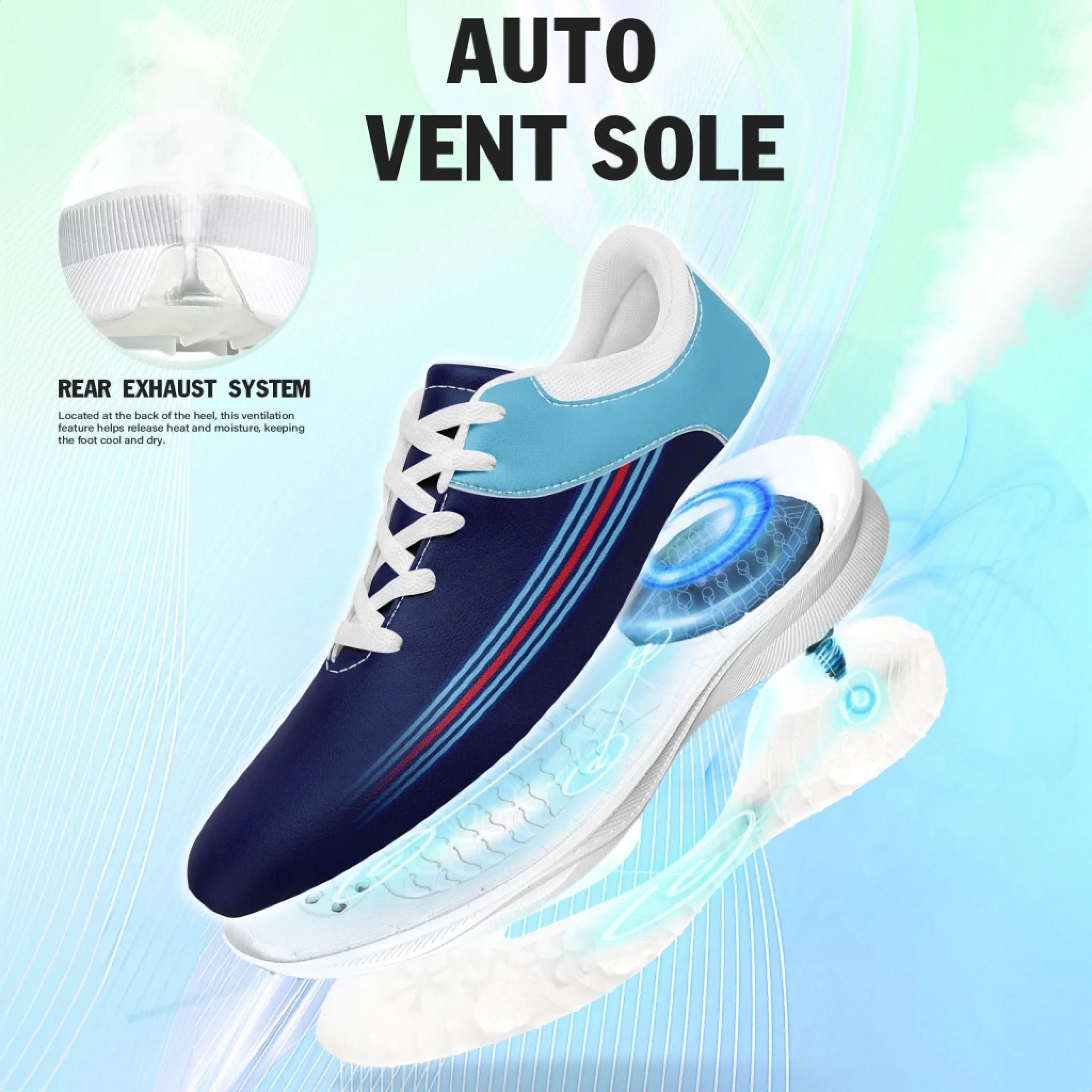 Custom Golf Performance Sneakers - Personalized Durable Athletic Shoes for POD Resellers | Breathable Comfort for Golfing & Casual Wear (Model: FN062 25020099)