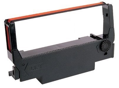 Compatible ERC 30 34 38 Printer Ribbon Ink Cartridge - Black & Red (6-Pack) | Ideal for Office Printing, Label Makers & Barcode Systems