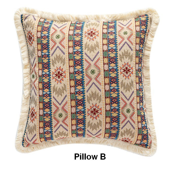Extra Large Modern Geometric Throw Pillows - Bohemian Decorative Cushions for Sofa, Bed & Living Room - Soft Accent Pillows for Home Decor, Perfect for Cozy Reading Nooks and Stylish Lounge Areas