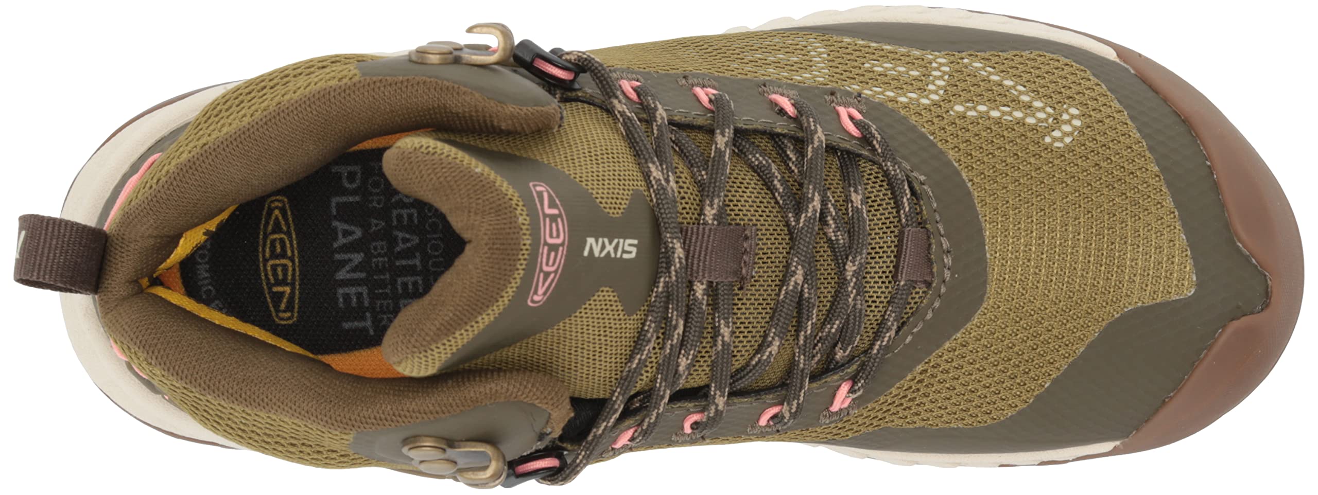 KEEN Women's Nxis Evo Mid Height Waterproof Hiking Boots - Fast Packing, Lightweight & Comfortable for Outdoor Adventures, Trail Running, and Travel