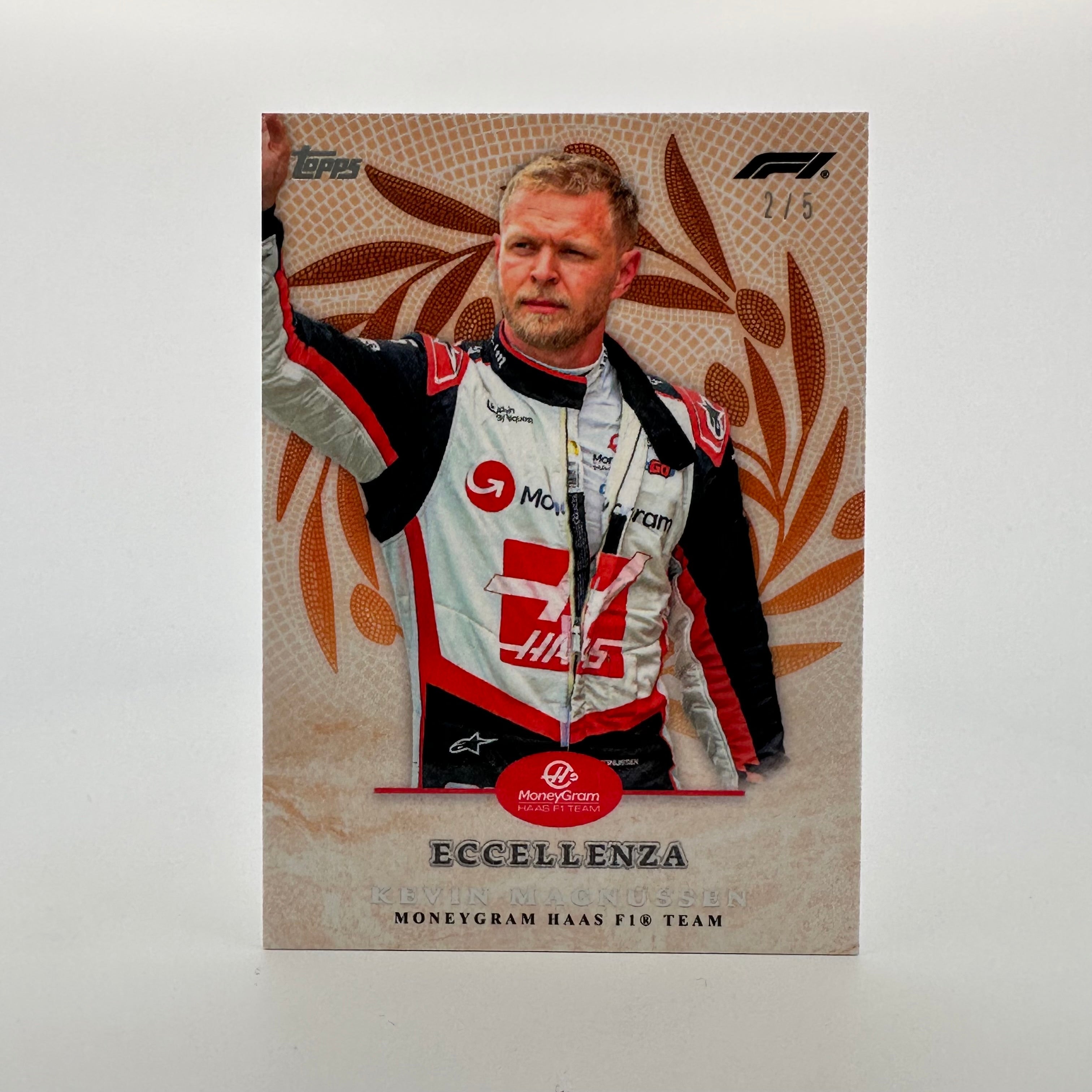 Kevin Magnussen 2024 Topps Eccellenza F1 Trionfo Orange Racing Card - Perfect for F1 Collectors & Motorsport Fans