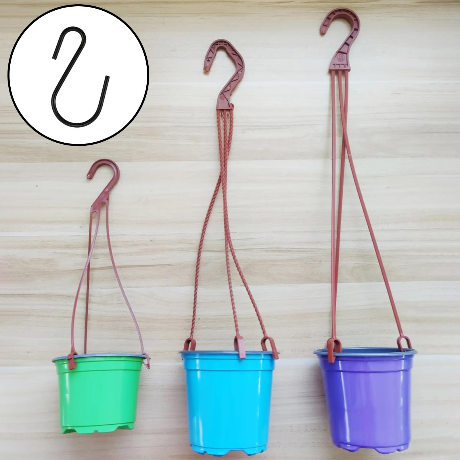Tulead 40-Pack Mini S Hooks (26x15mm/1