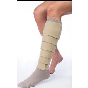 BSN Jobst FarrowWrap BASIC 30-40mmHg Compression Legpiece - Medium Size, Tan - Ideal for Lymphedema, Varicose Veins & Post-Surgical Recovery