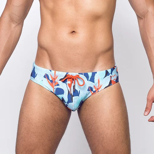 2eros Caribbean Twist Swim Brief - Stylish & Comfortable Men's Swimwear for Beach, Pool & Vacation - Perfect for Swimming, Sunbathing & Water Sports