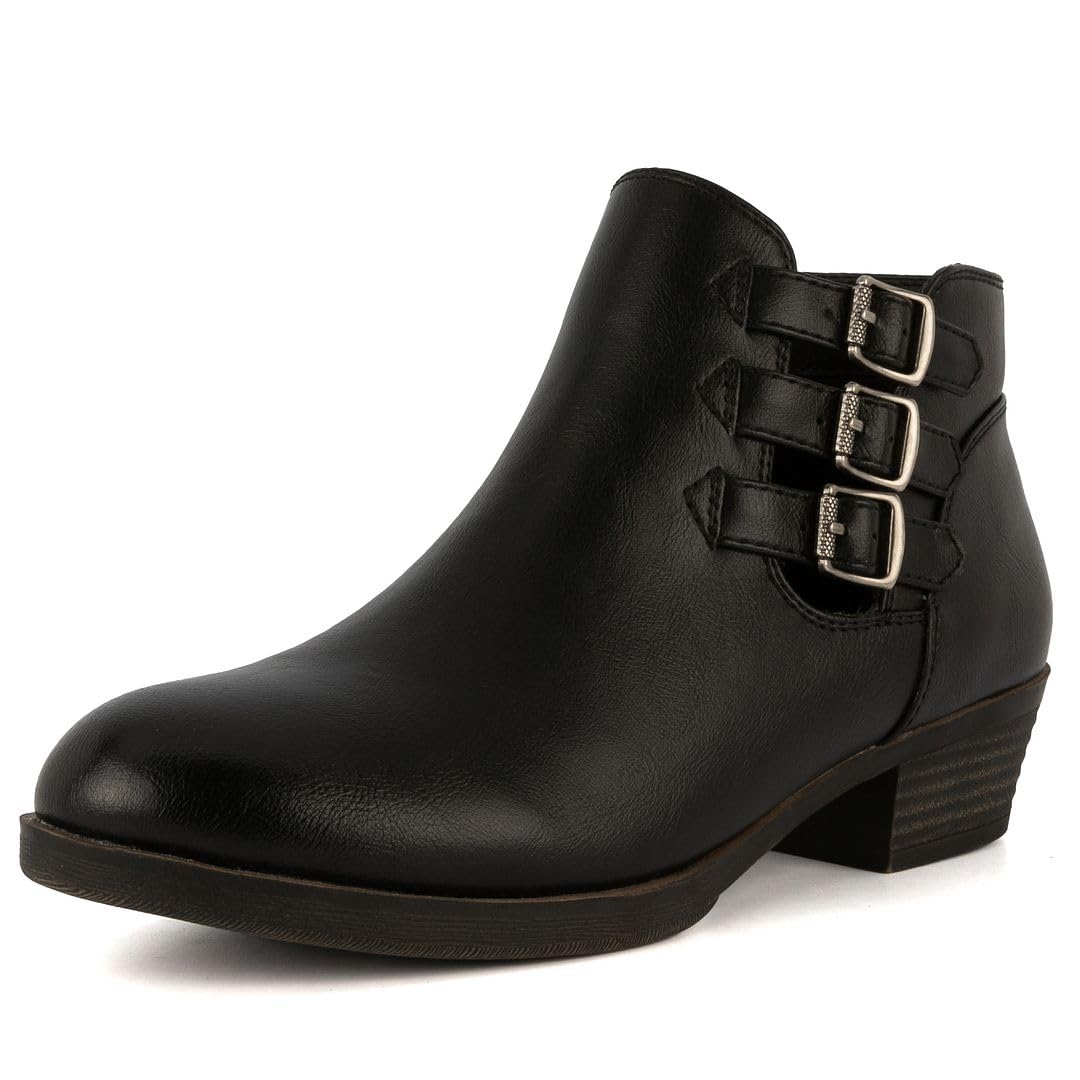 London Fog Women's Tommy Ankle Boots - Waterproof Chelsea Booties for Fall & Winter, Comfortable Slip-On Shoes for Work, Travel & Casual Outfits