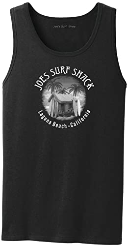 Black 5.4-ounce, 100% Cotton Tank Top