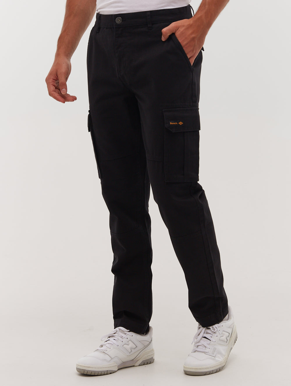 Sergei Men's Regular Fit Twill Cargo Pants - Comfortable & Durable Workwear for Outdoor Activities, Hiking & Casual Wear