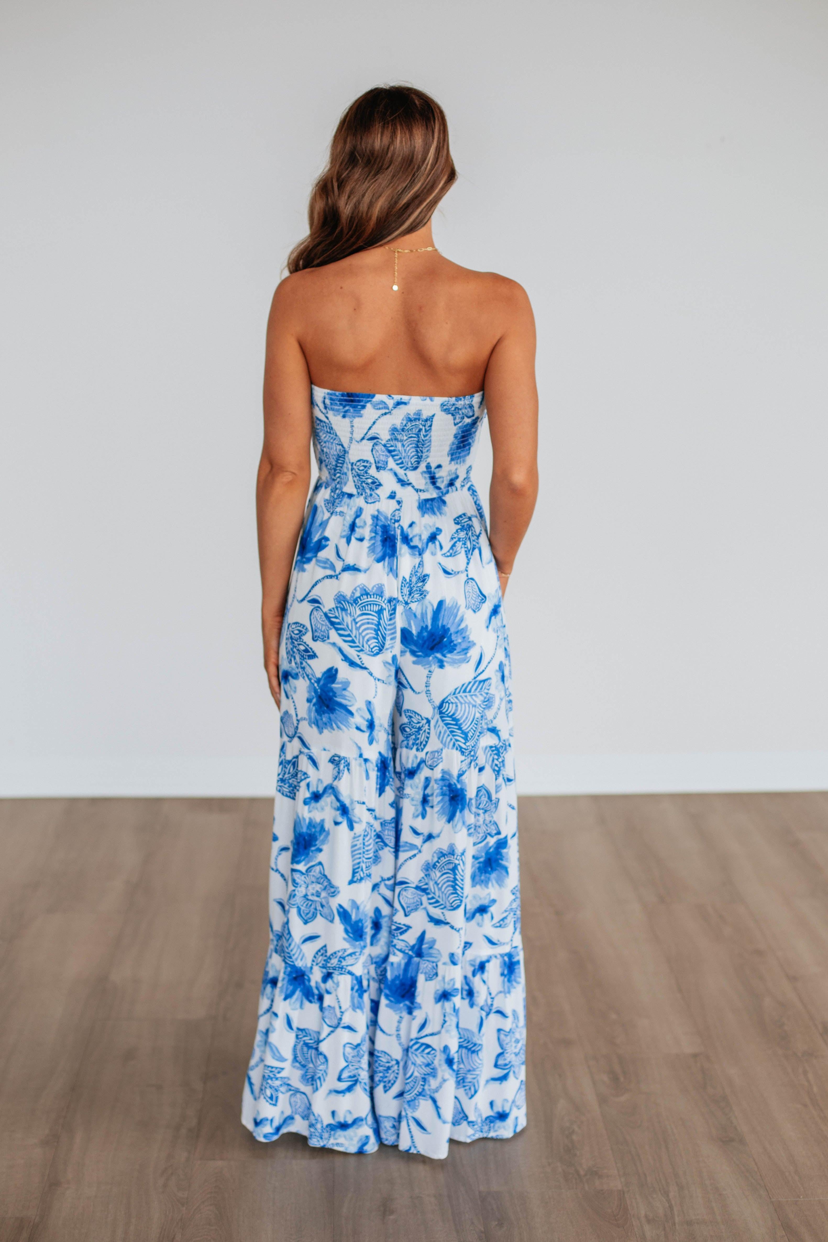 Elegant Camelia Floral Jumpsuit for Women - Stylish One-Piece Romper with Floral Print | Perfect for Summer Parties, Beach Vacations & Date Nights