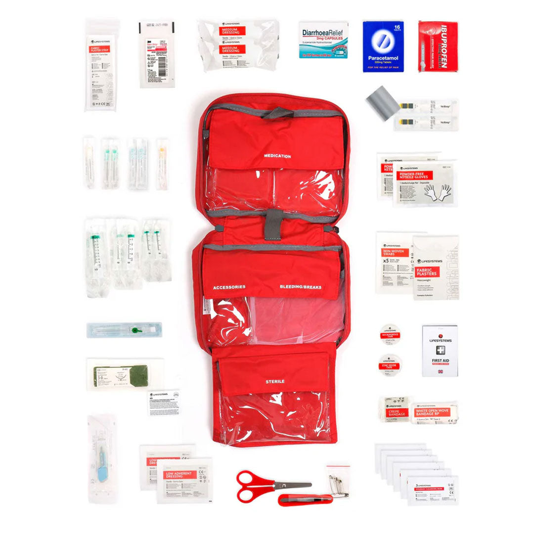 Lifesystems Solo Traveller First Aid Kit - Compact Emergency Medical Supplies for Hiking, Camping & Travel - Essential Safety Kit for Outdoor Adventures