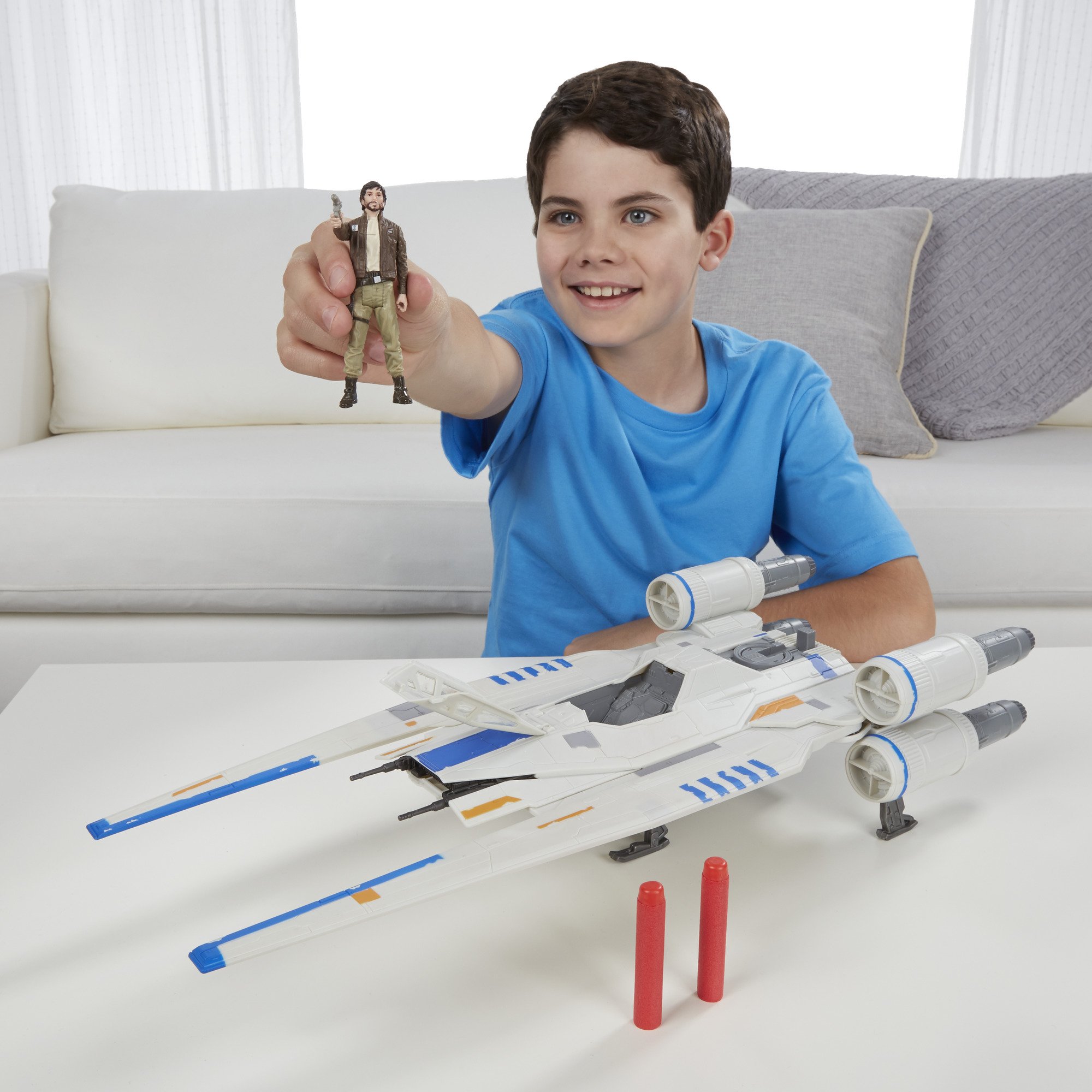 Star Wars Rogue One Rebel U-Wing Fighter Toy - Collectible Model Spaceship for Kids & Adults - Perfect for Display, Play & Star Wars Themed Parties