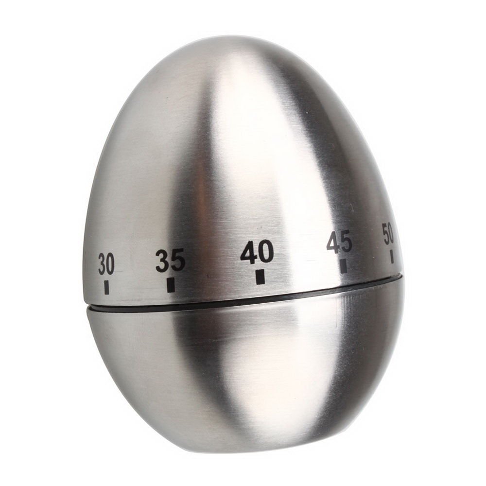 Norpro 1481 Stainless Steel 3-Minute Egg Timer for Perfect Boiled Eggs - Kitchen Cooking Gadget for Soft, Medium & Hard Boiled Eggs
