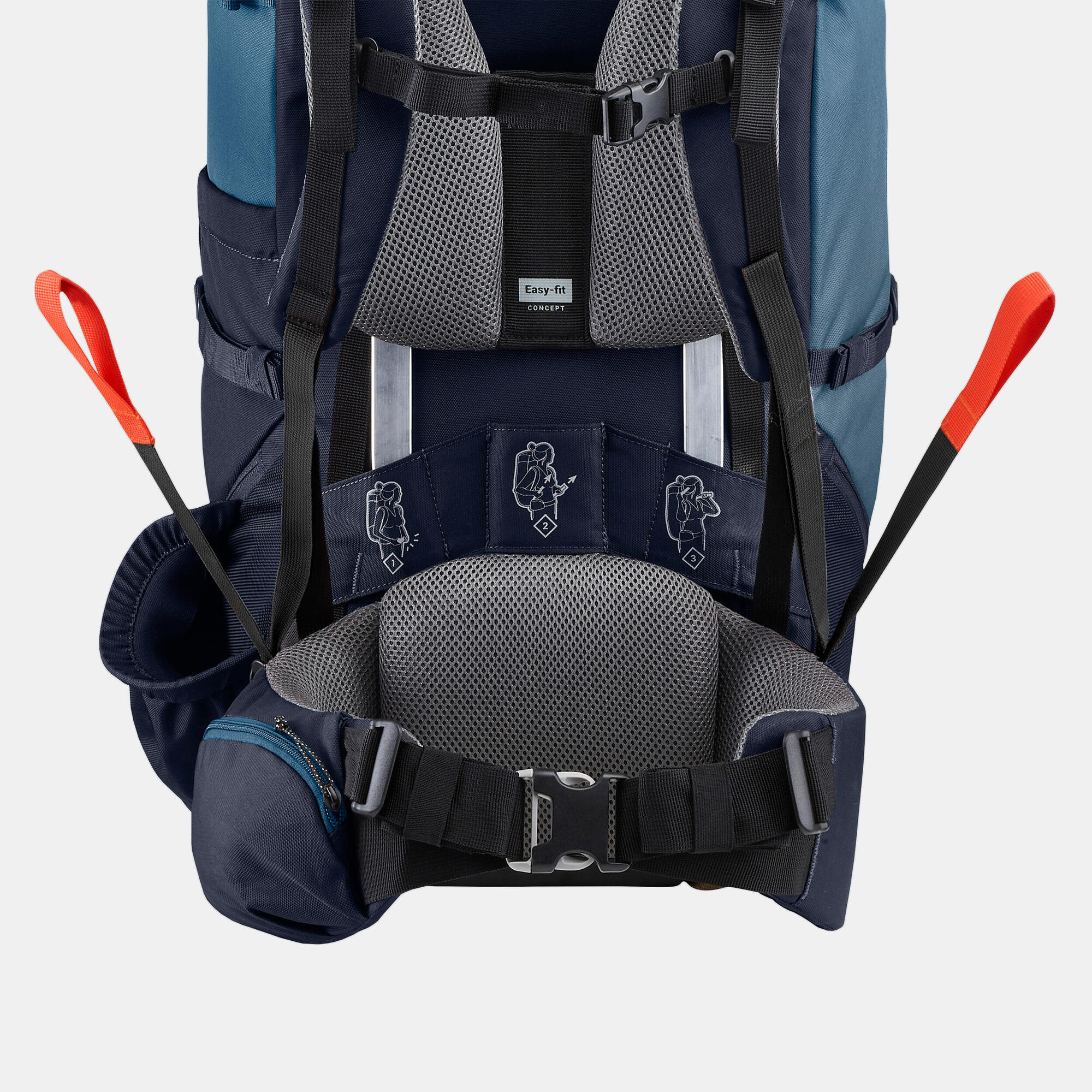 Simond Women's MT100 EasyFit 60L Backpacking Pack - Lightweight Hiking Backpack for Women with Adjustable Straps - Perfect for Camping, Trekking & Outdoor Adventures