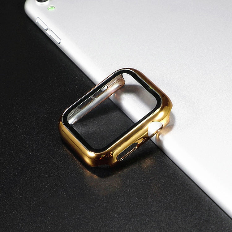 Premium Tempered Glass Case for Apple Watch Series 6 - Ultra Thin Protective Cover with HD Clarity | Perfect for Workouts, Outdoor Activities & Everyday Wear