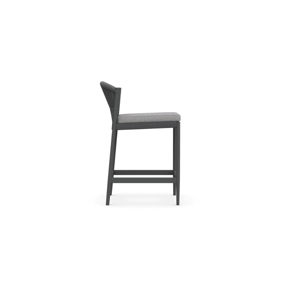 Catalina Outdoor Counter Stool - Weather-Resistant Bar Stool for Patio, Deck, or Poolside - Comfortable & Durable Backless Stool for Outdoor Dining & Entertaining