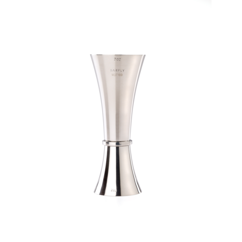 Barfly 1 Oz & 2 Oz Yakuza Jigger - Premium Stainless Steel Cocktail Measuring Tool for Bartenders & Home Mixologists - Perfect for Crafting Cocktails, Mixing Drinks & Bar Accessories