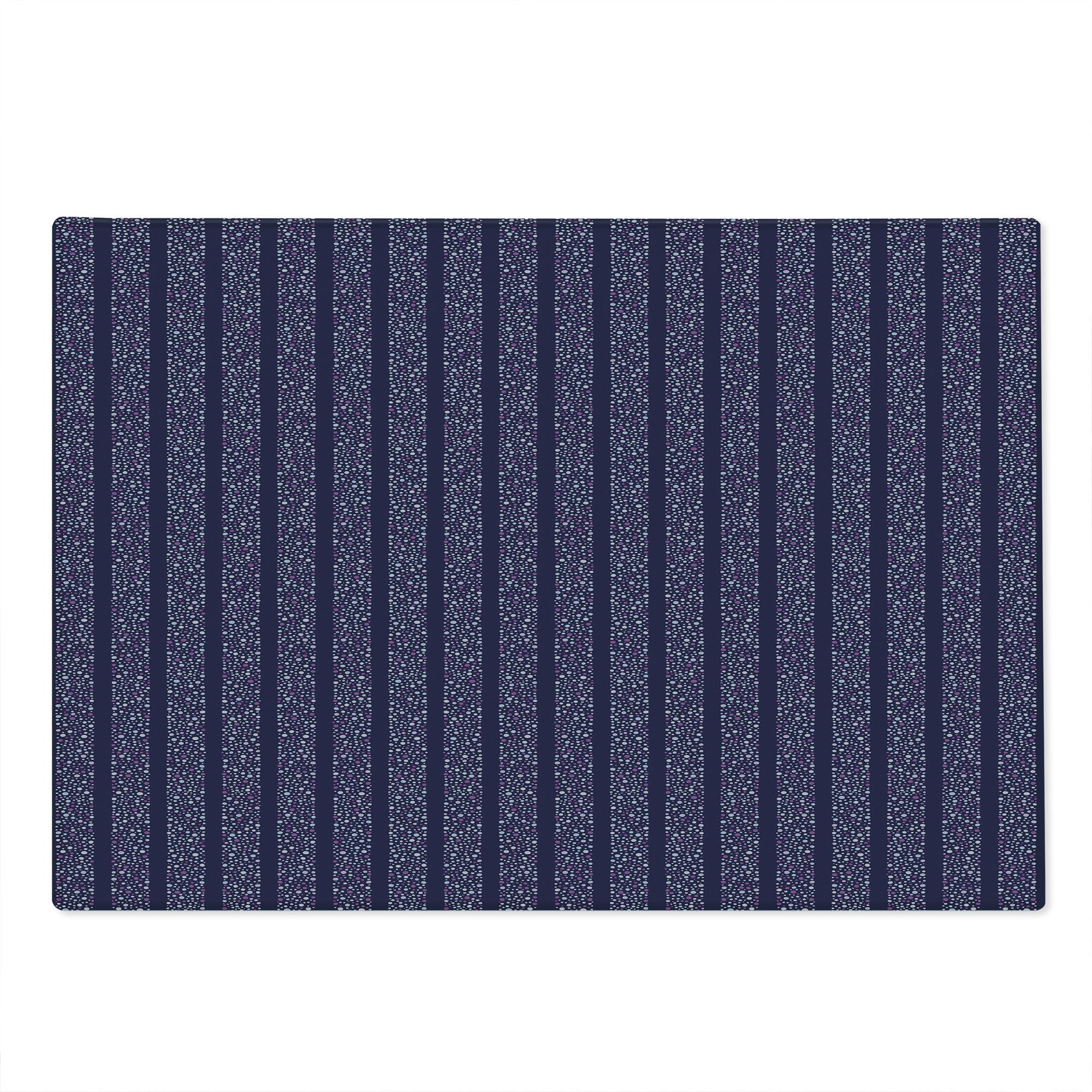 Ambesonne Abstract Cutting Board - Violet Tone Bubbles Design, Tempered Glass Serving Board for Kitchen, Large Size Quartz Mauve - Perfect for Food Prep, Charcuterie & Home Decor