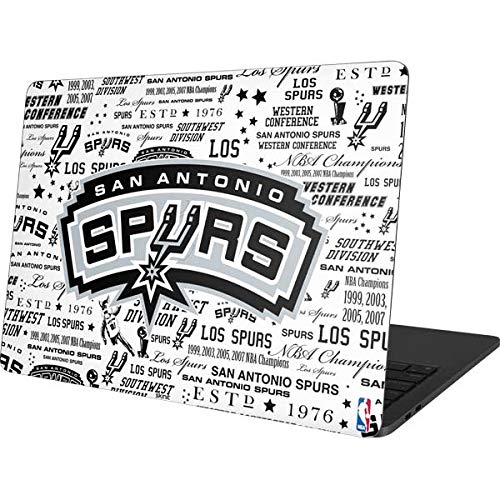 Officially Licensed NBA San Antonio Spurs Historic Blast Laptop Skin Decal for MacBook Pro 13-inch (2020) | Protective Vinyl Sticker Cover | Perfect for Work, School & Travel