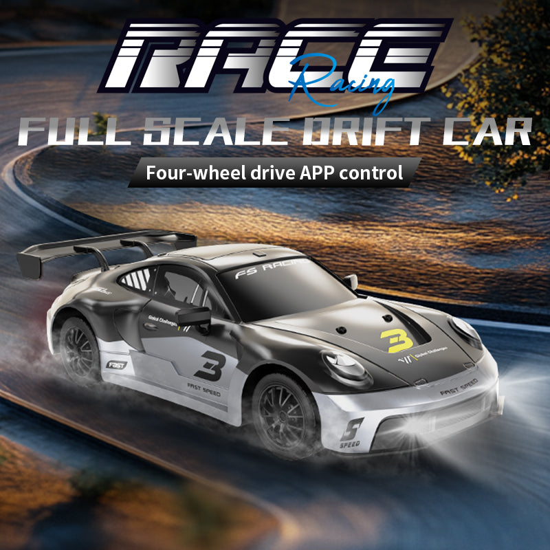 KFPLAN KF28 1/16 Scale 4WD Remote Control Drift Car - High Speed RC Racing Car with Durable PVC Shell & 800mAh Rechargeable Battery - Perfect for Indoor/Outdoor Drifting, Racing, and RC Car Enthusiasts