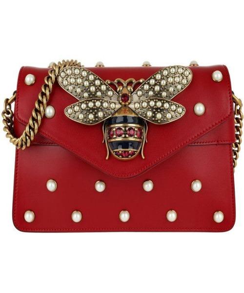 Gucci Broadway Leather Mini Bag in Red - Stylish Crossbody Purse for Women, Perfect for Parties, Dates & Everyday Use