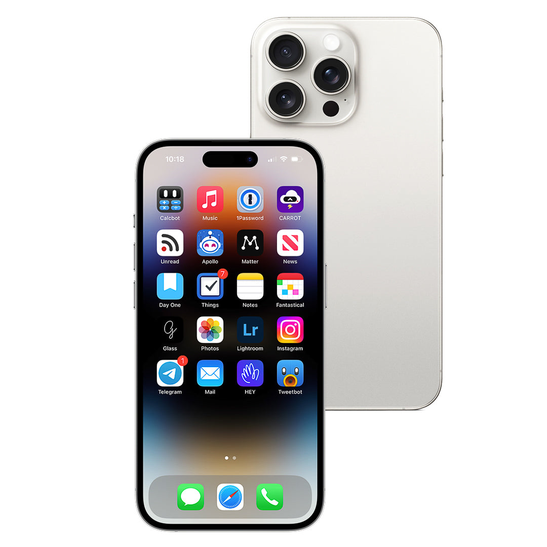 iPhone 15 Pro 256GB - Latest Apple Smartphone with A17 Pro Chip, Super Retina XDR Display & 48MP Camera | Perfect for Business Professionals, Travelers & Tech Enthusiasts