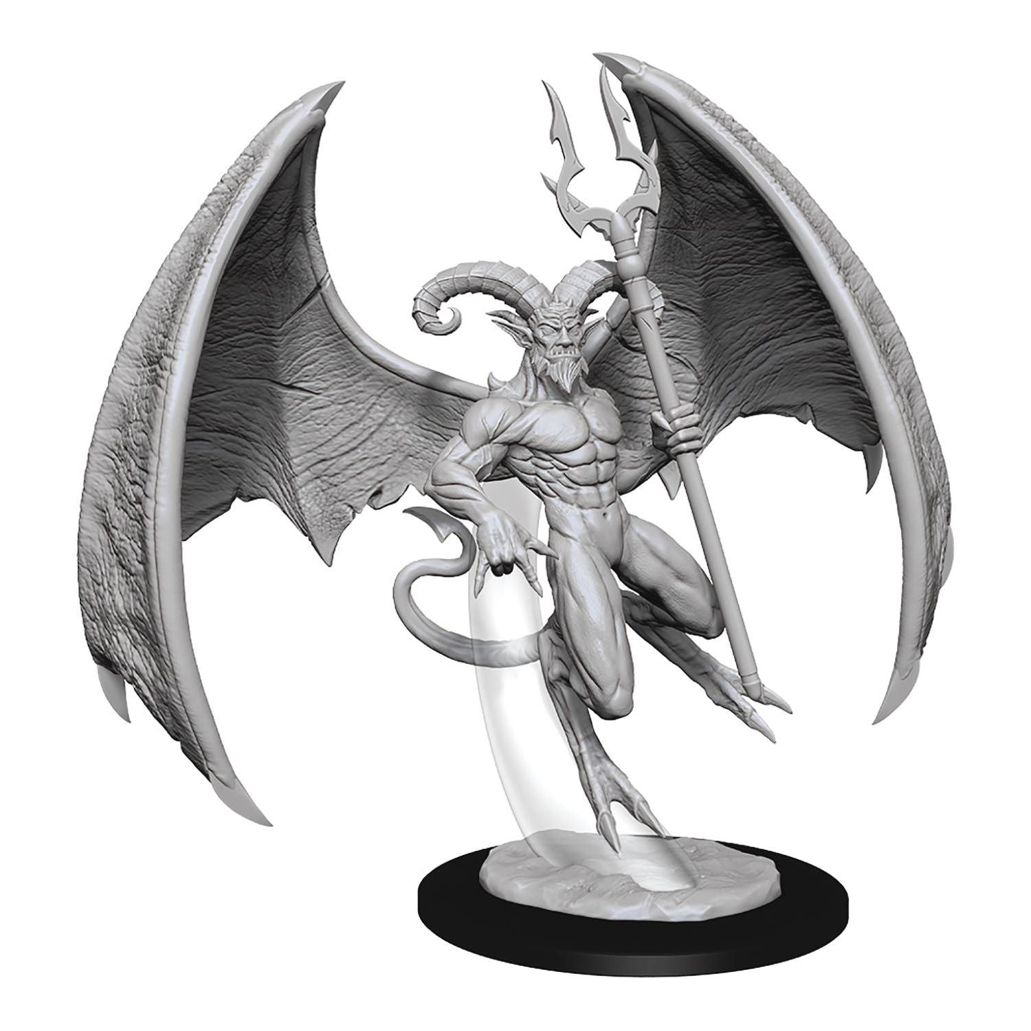 D&D Miniatures - Nolzur's Marvelous Miniatures: Horned Devil Figure for Dungeons & Dragons RPG, Tabletop Gaming & Collectors