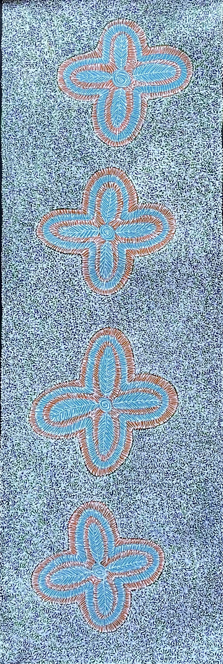 Authentic Aboriginal Art by Audrey Morton Kngwarreye - Handmade Indigenous Australian Paintings for Home Decor & Office Wall Art