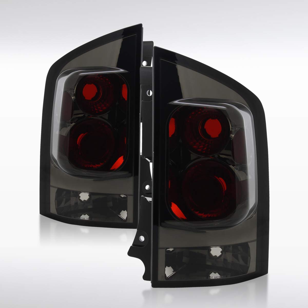 AUTOZENSATION Smoke Lens Tail Lights Compatible with 2005-2015 Nissan Armada - Left & Right Pair Assembly - Upgrade Your Vehicle's Rear Lighting for Enhanced Style & Safety