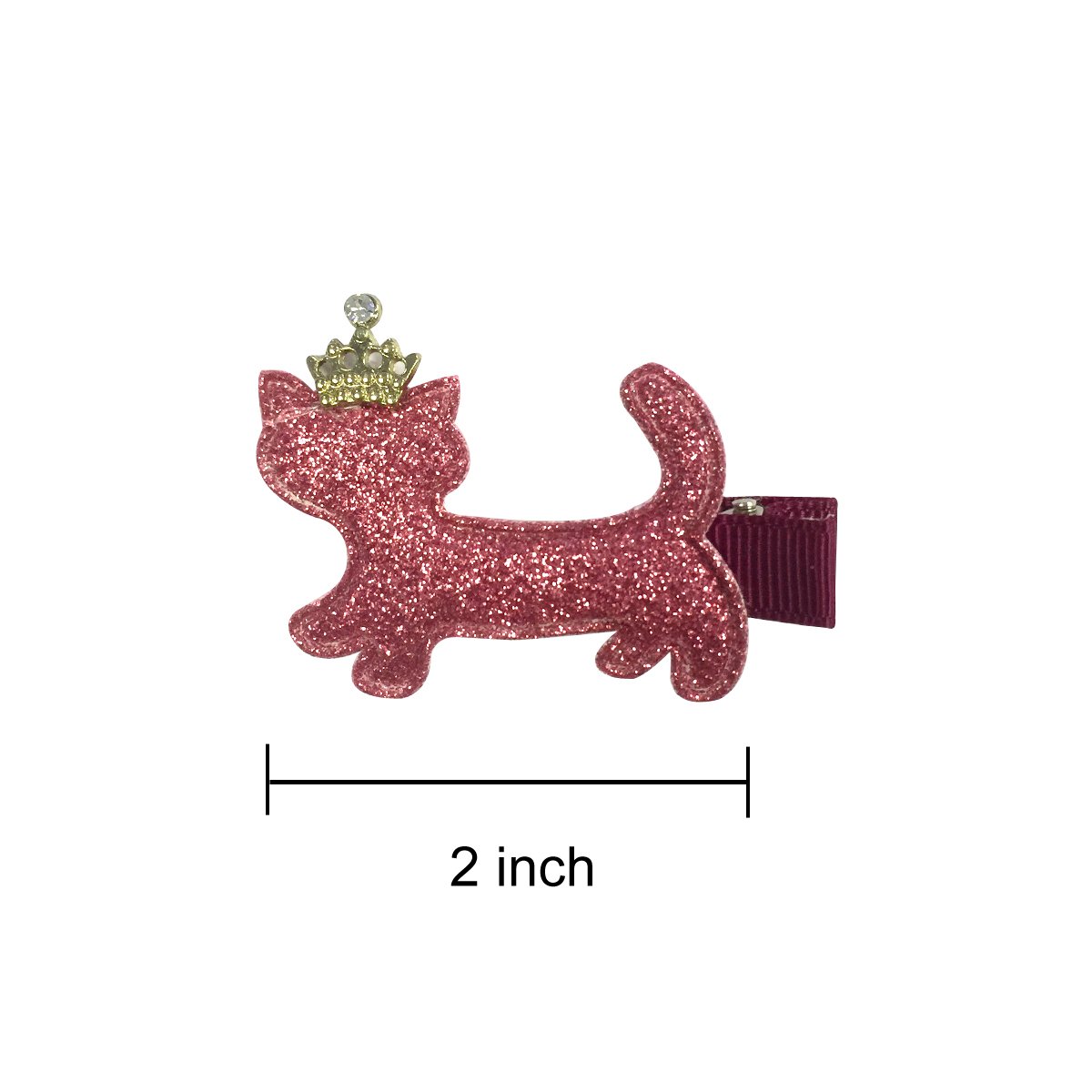 Allydrew Elegant Cat Hair Clips Set of 5 - Cute Kitty Hair Accessories for Women & Girls - Perfect for Parties, Weddings & Daily Wear